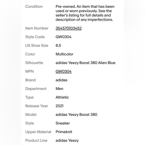 YEEZY 👽 ALIEN Shoes BLUE 🧊 - Picture 7 of 8